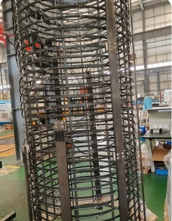 Tall cylindrical hot-zone assembly with multiple heating levels