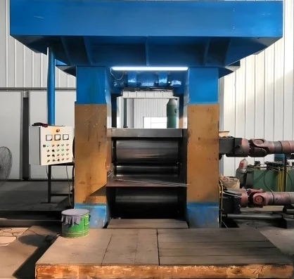 Metal rolling equipment shown in the manufacturing brochure