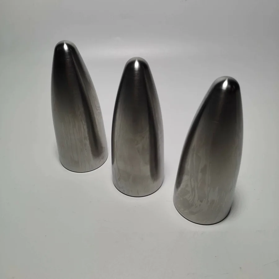 Polished process-contact tooling tips