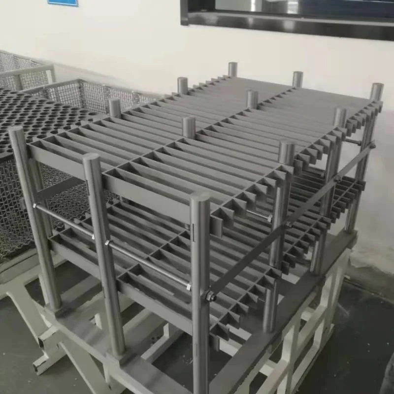 Multi-level fixture rack for thermal processing